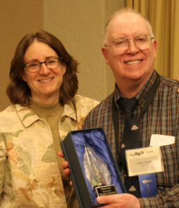 David Snow with Chief Judge Kathy Johnson